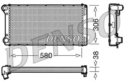 Теплообменник (DENSO: DRM09098)