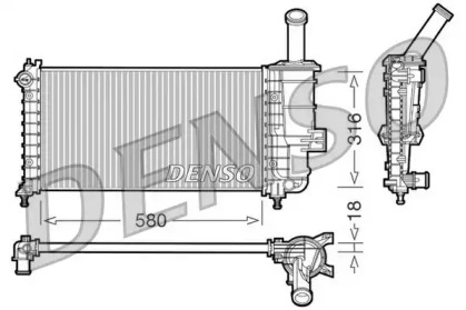 Теплообменник (DENSO: DRM09100)