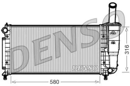 Теплообменник (DENSO: DRM09105)