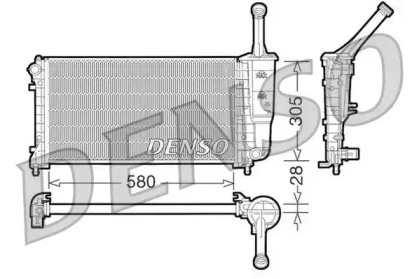 Теплообменник (DENSO: DRM09106)