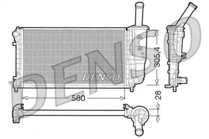 Теплообменник (DENSO: DRM09108)