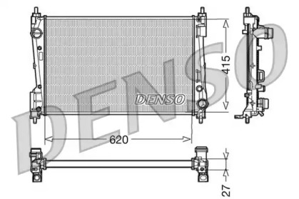 Теплообменник (DENSO: DRM09110)