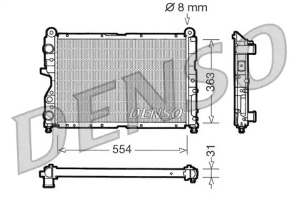 Теплообменник (DENSO: DRM09130)