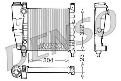 Теплообменник (DENSO: DRM09140)