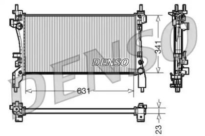 Теплообменник (DENSO: DRM09172)