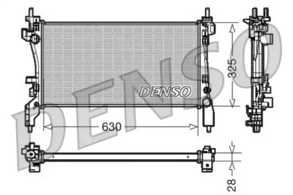 Теплообменник (DENSO: DRM09173)