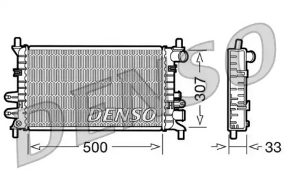 Теплообменник (DENSO: DRM10027)