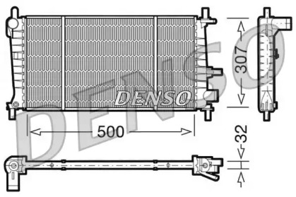 Теплообменник (DENSO: DRM10041)