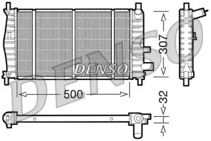 Теплообменник (DENSO: DRM10042)