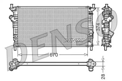 Теплообменник (DENSO: DRM10074)