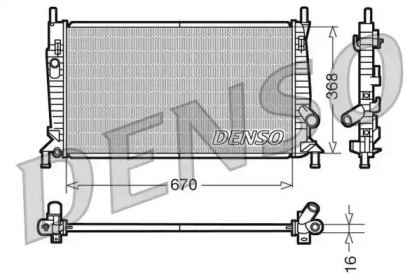 Теплообменник (DENSO: DRM10075)