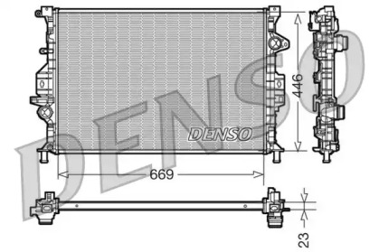 Теплообменник (DENSO: DRM10077)