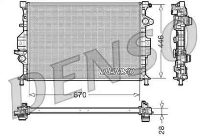 Теплообменник (DENSO: DRM10088)