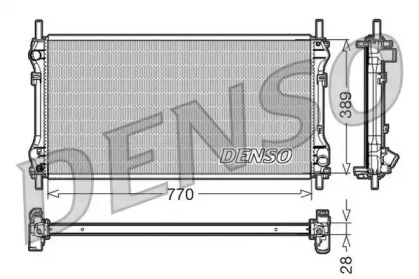 Теплообменник (DENSO: DRM10104)