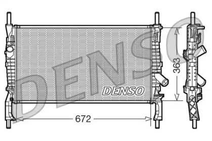 Теплообменник (DENSO: DRM10105)