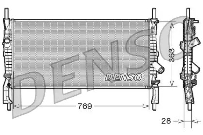 Теплообменник (DENSO: DRM10106)