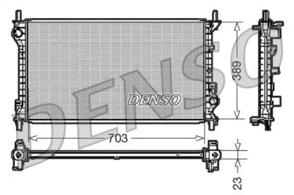 Теплообменник (DENSO: DRM10108)