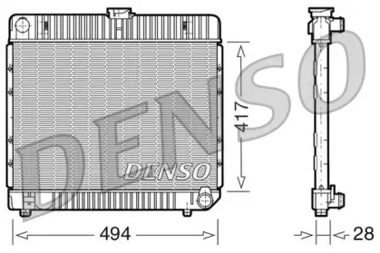 Теплообменник (DENSO: DRM17020)