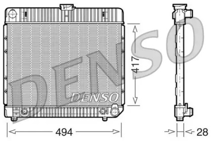 Теплообменник (DENSO: DRM17021)