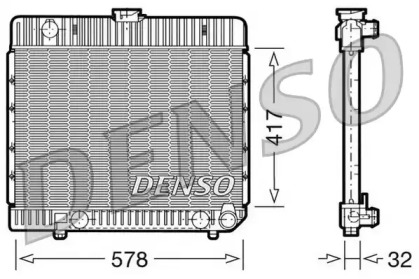 Теплообменник (DENSO: DRM17024)