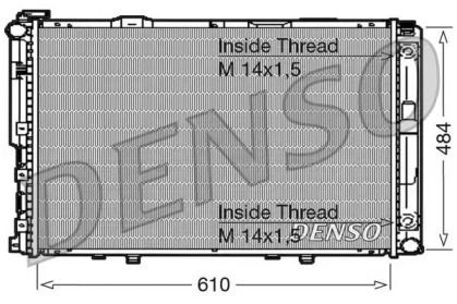 Теплообменник (DENSO: DRM17039)