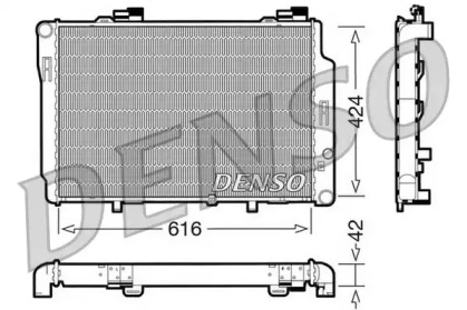 Теплообменник (DENSO: DRM17072)