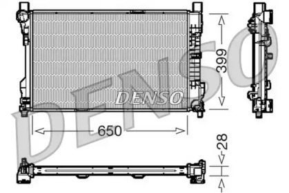 Теплообменник (DENSO: DRM17080)