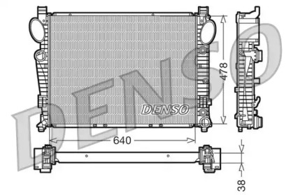 Теплообменник (DENSO: DRM17094)