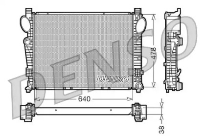 Теплообменник (DENSO: DRM17095)