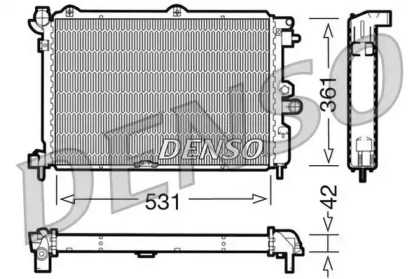 Теплообменник (DENSO: DRM20025)