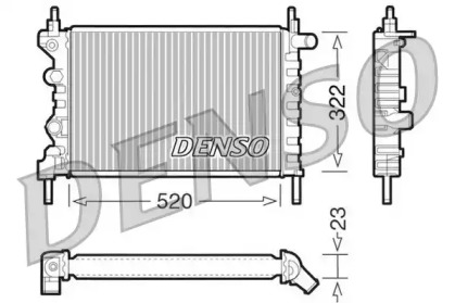 Теплообменник (DENSO: DRM20031)