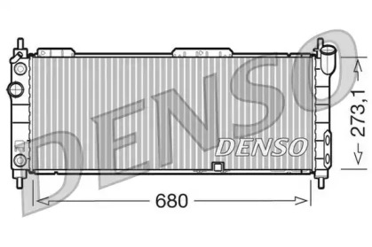 Теплообменник (DENSO: DRM20043)