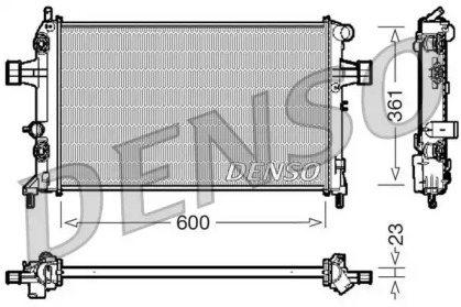 Теплообменник (DENSO: DRM20086)