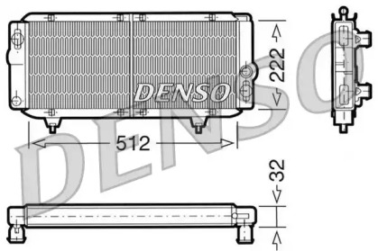 Теплообменник (DENSO: DRM21001)