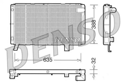 Теплообменник (DENSO: DRM21072)