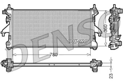 Теплообменник (DENSO: DRM21100)