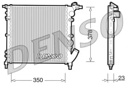 Теплообменник (DENSO: DRM23003)