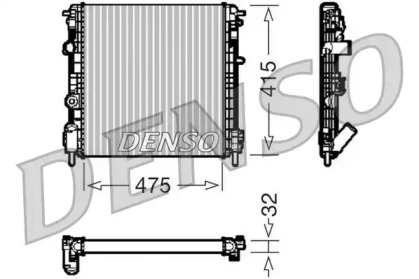 Теплообменник (DENSO: DRM23014)