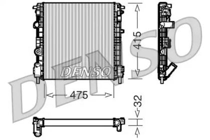 Теплообменник (DENSO: DRM23015)