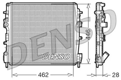 Теплообменник (DENSO: DRM23018)