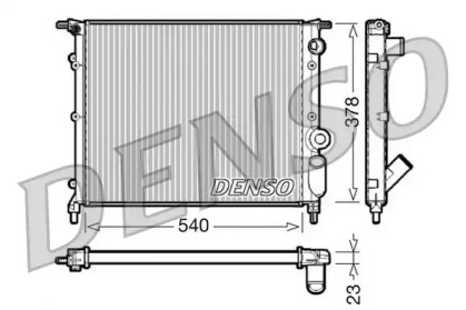 Теплообменник (DENSO: DRM23028)