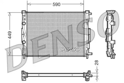 Теплообменник (DENSO: DRM23056)