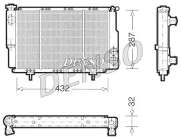 Теплообменник (DENSO: DRM23060)