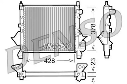 Теплообменник (DENSO: DRM23080)