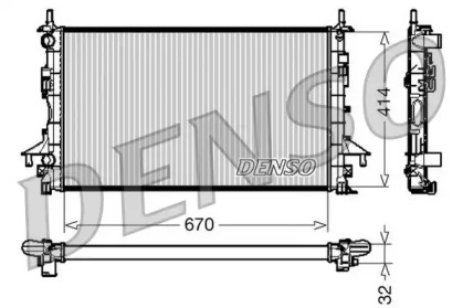 Теплообменник (DENSO: DRM23084)