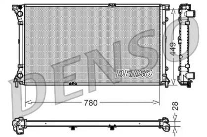 Теплообменник (DENSO: DRM23098)