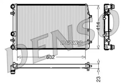 Теплообменник (DENSO: DRM27005)