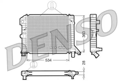 Теплообменник (DENSO: DRM33021)