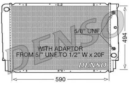 Теплообменник (DENSO: DRM33054)