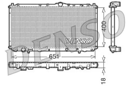 Теплообменник (DENSO: DRM33061)